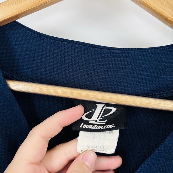 Vintage Minnesota Twins Baseball Jersey Size XL Men’s Blue Logo Athletic 90s MLB - Picture 4 of 8